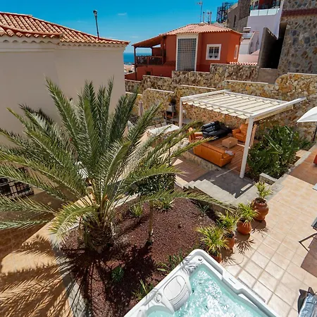 Vila Magnificent 5-star Very Large Luxury Sea View Jacuzzi And Heated Pool Arguineguin